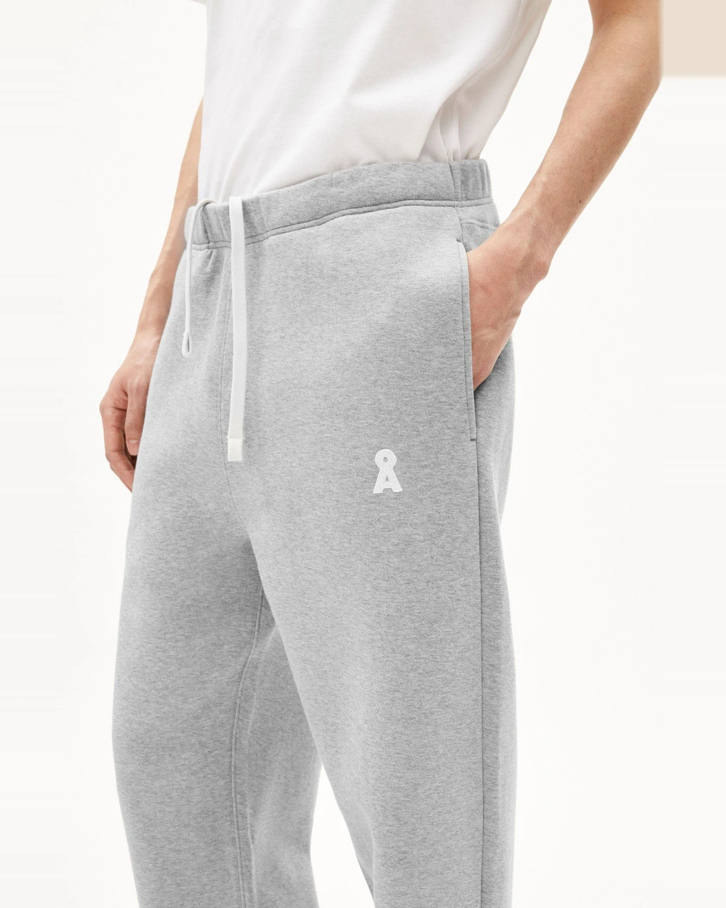 Jogginghose Baasti Iconic Å Melange Grau – Ansicht 4