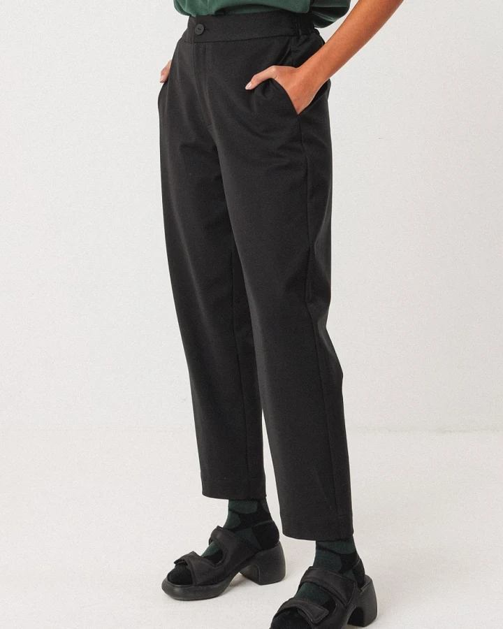 SKFK Damen vegan Hose Soraia Schwarz