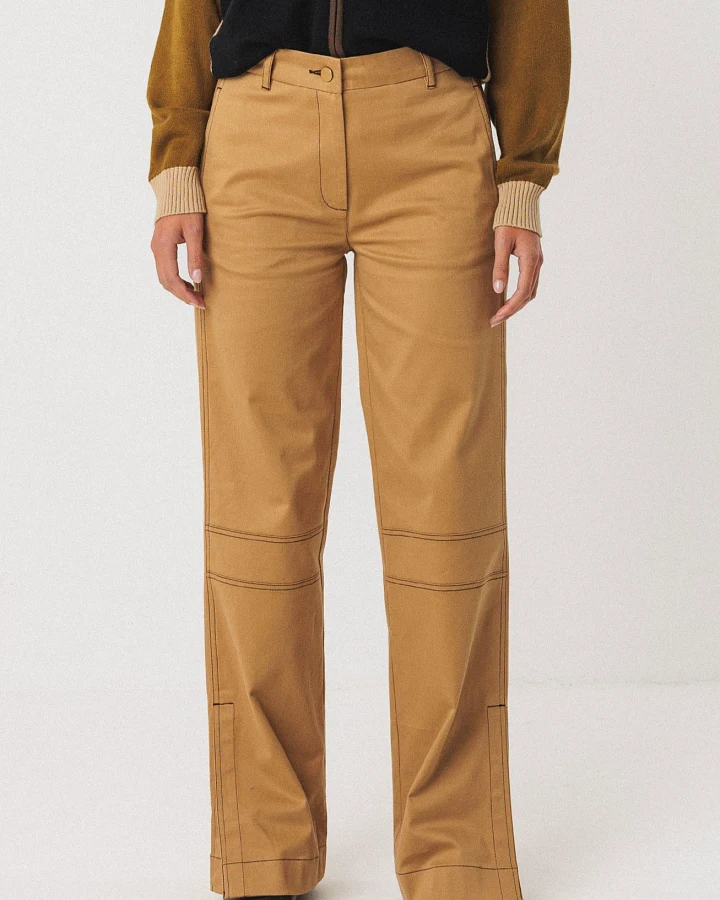 SKFK Damen vegan Hose Iraeta Braun