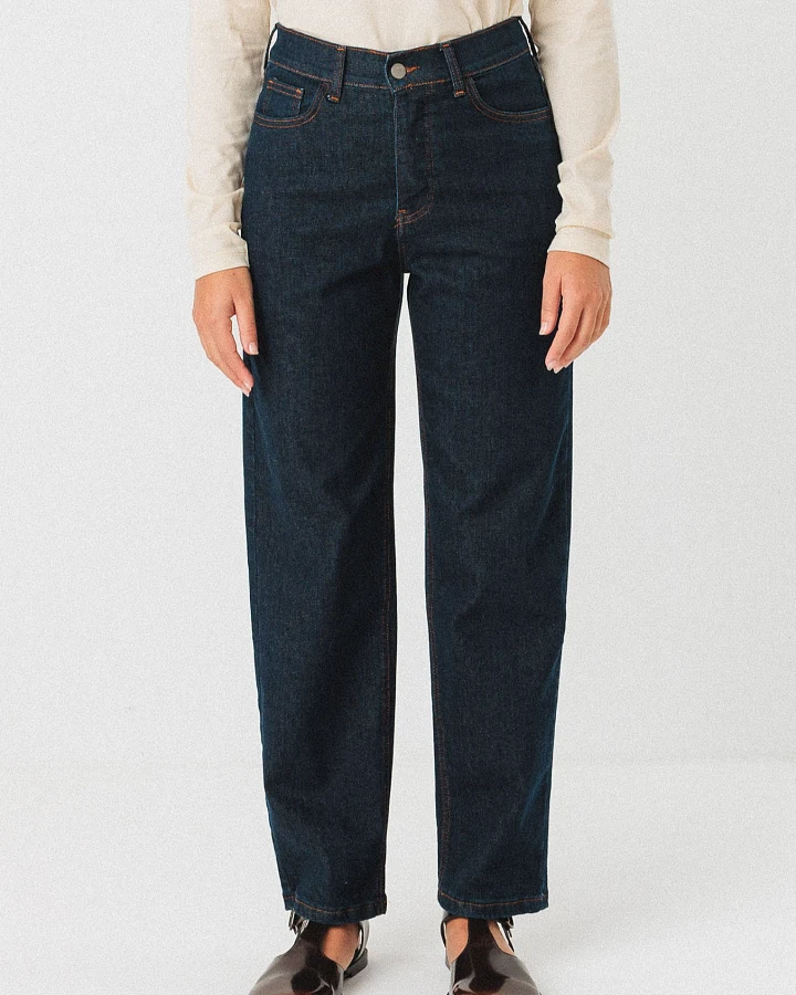 SKFK Damen vegan Jeans Ania Blau