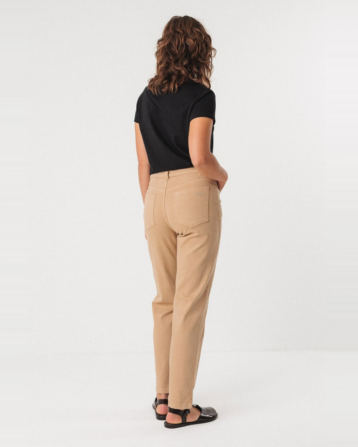 SKFK Damen vegan Hose Ibia Beige – Ansicht 2
