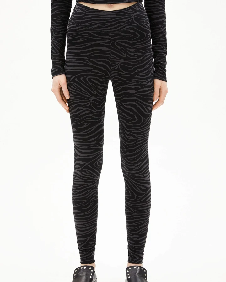 Leggings Faribaa Zebraraa Schwarz