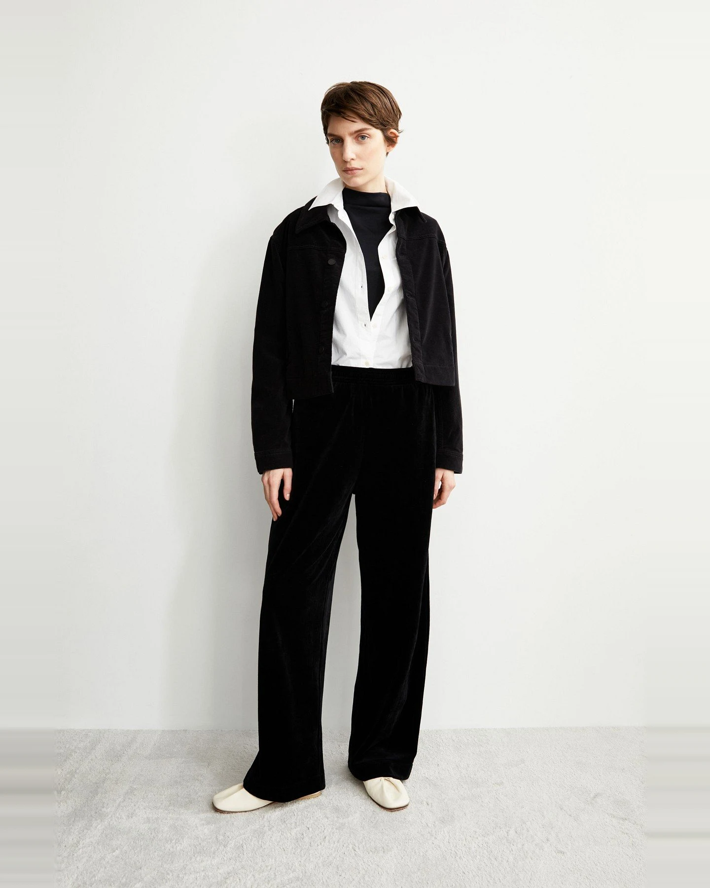 Hose Vatinaa Velvet Schwarz – Ansicht 3
