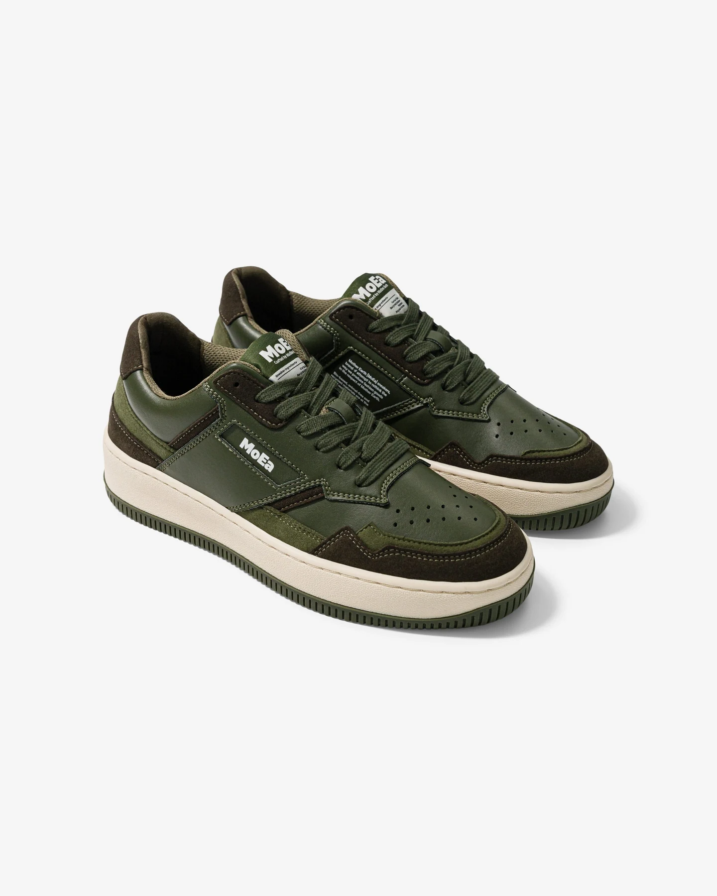 MoEa Herren vegan Sneaker Gen1 Cactus Full Khaki – Ansicht 2