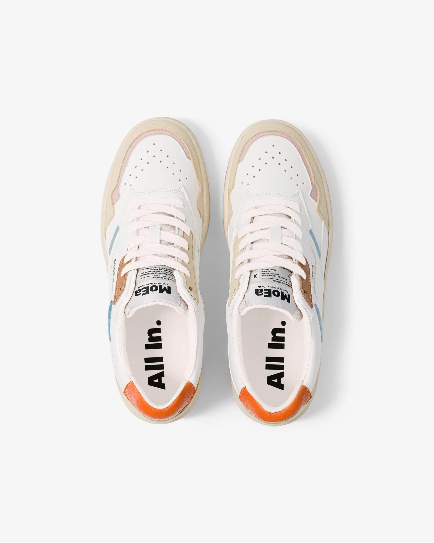 MoEa Herren vegan Sneaker Gen1 All In Opal Weiß – Ansicht 2
