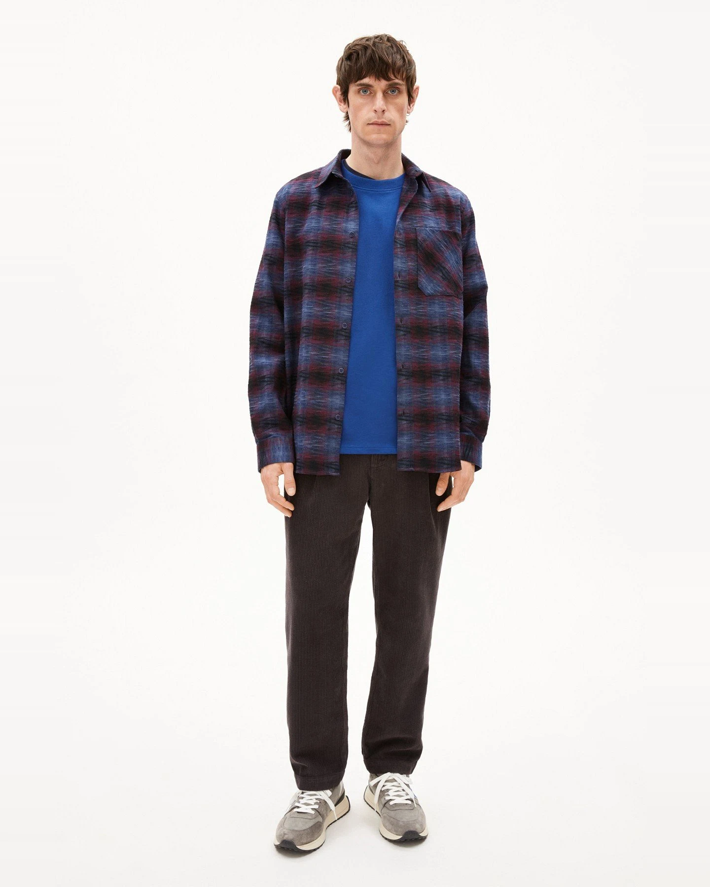 Hemd Faalin Longsleeve Rot – Ansicht 4