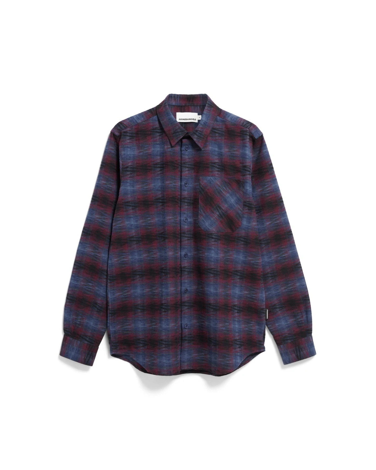Hemd Faalin Longsleeve Rot – Ansicht 6