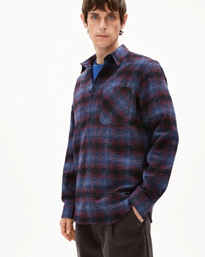 Hemd Faalin Longsleeve Rot