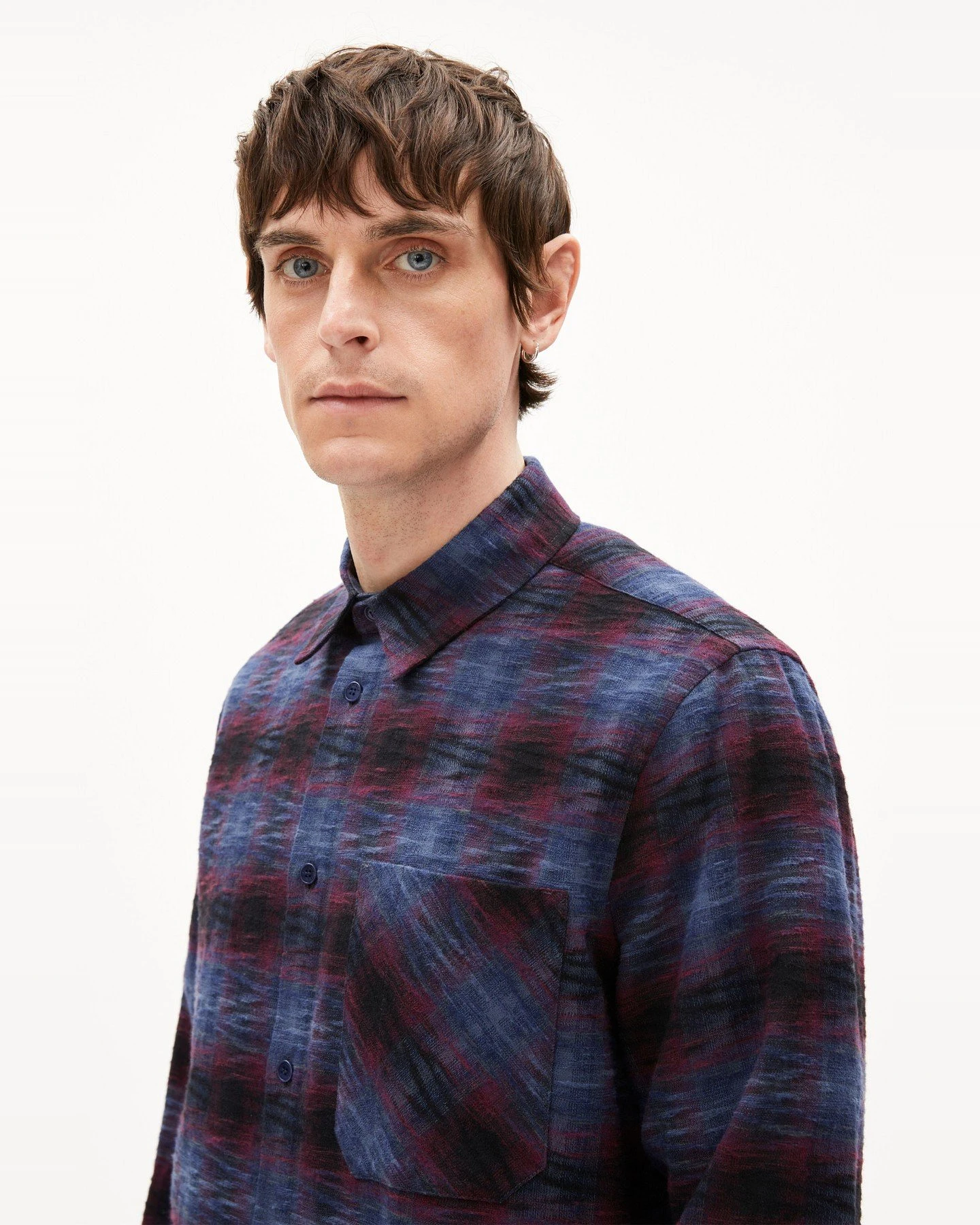 Hemd Faalin Longsleeve Rot – Ansicht 2