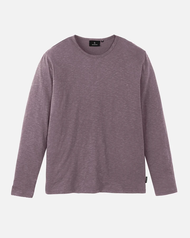 Recolution Herren vegan Longsleeve Maca Mystic Grape