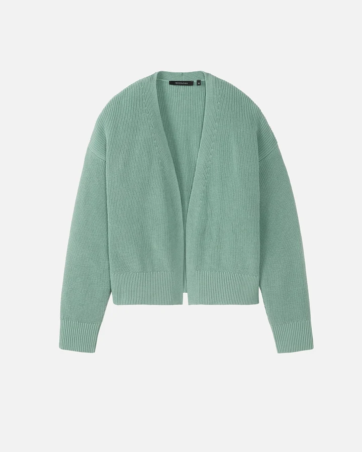 Recolution Damen vegan Strickjacke Moringa Salbei Grün