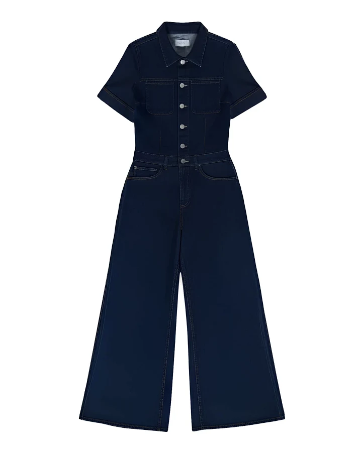Dawn Damen vegan Overall Twitter Dunkelblau