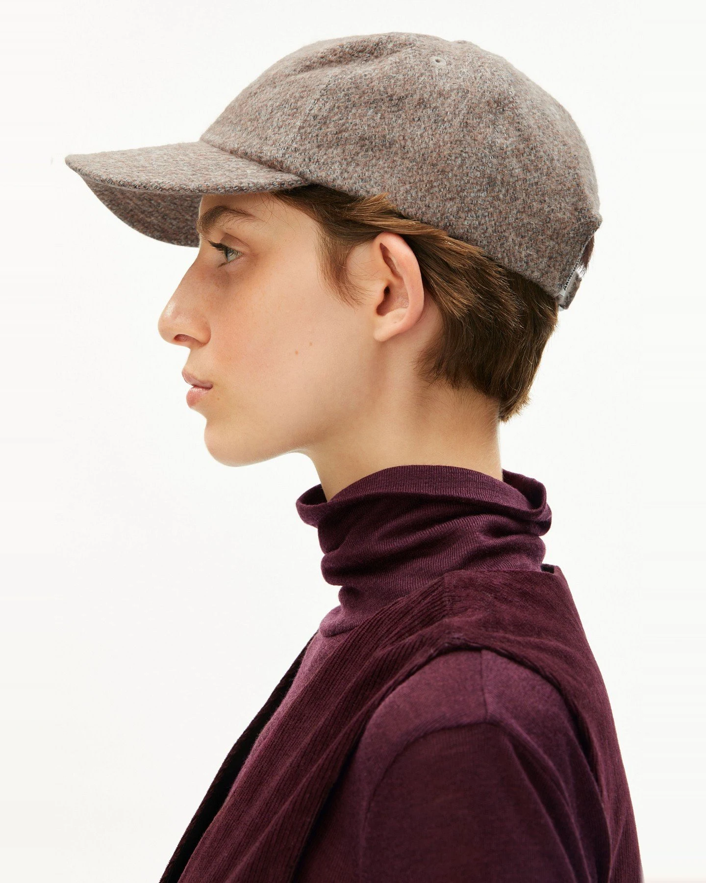 Cap Yenaas Tweed Beige – Ansicht 2