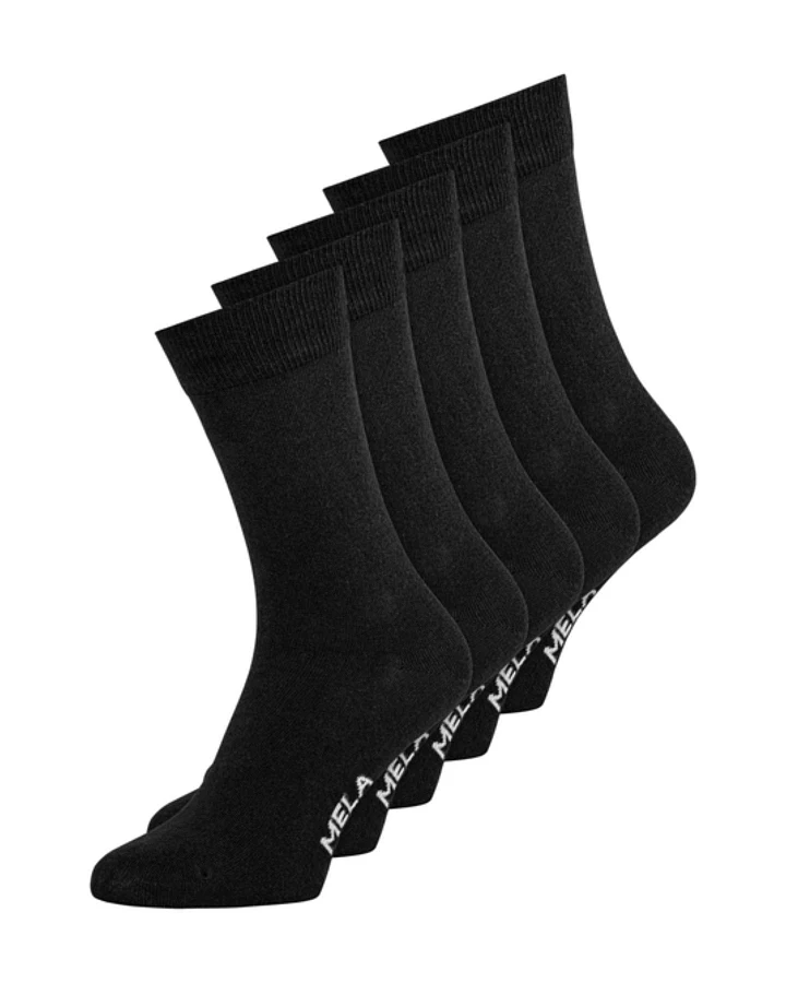 Socken 5er Pack Basic Schwarz