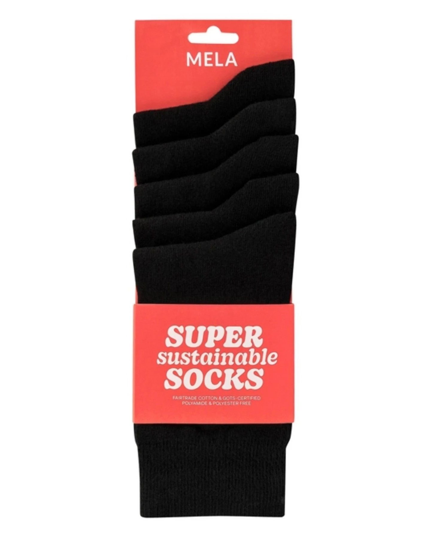 Socken 5er Pack Basic Schwarz – Ansicht 2