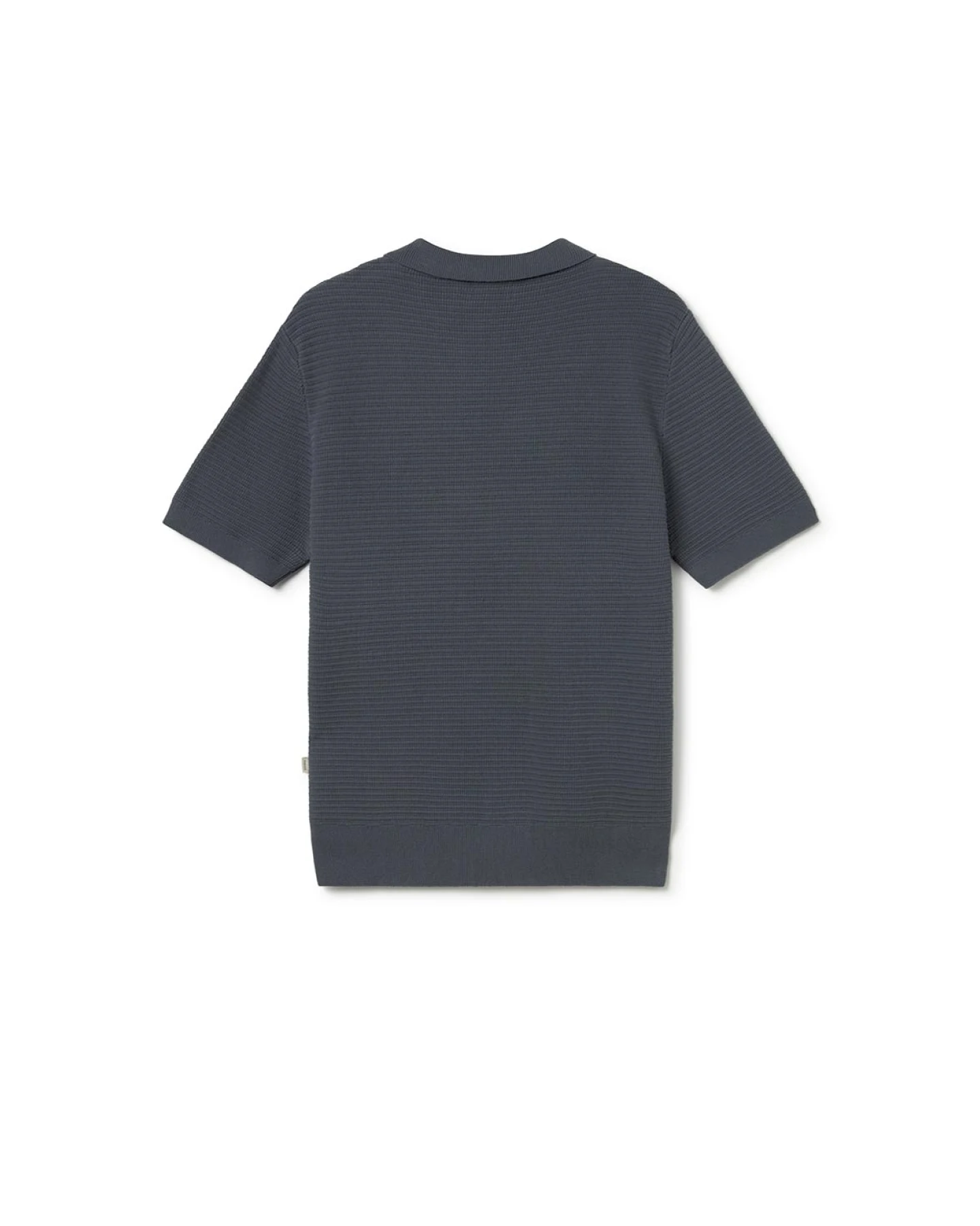 TWOTHIRDS Herren vegan Polohemd Coetivy Gunmetal Grau – Ansicht 2