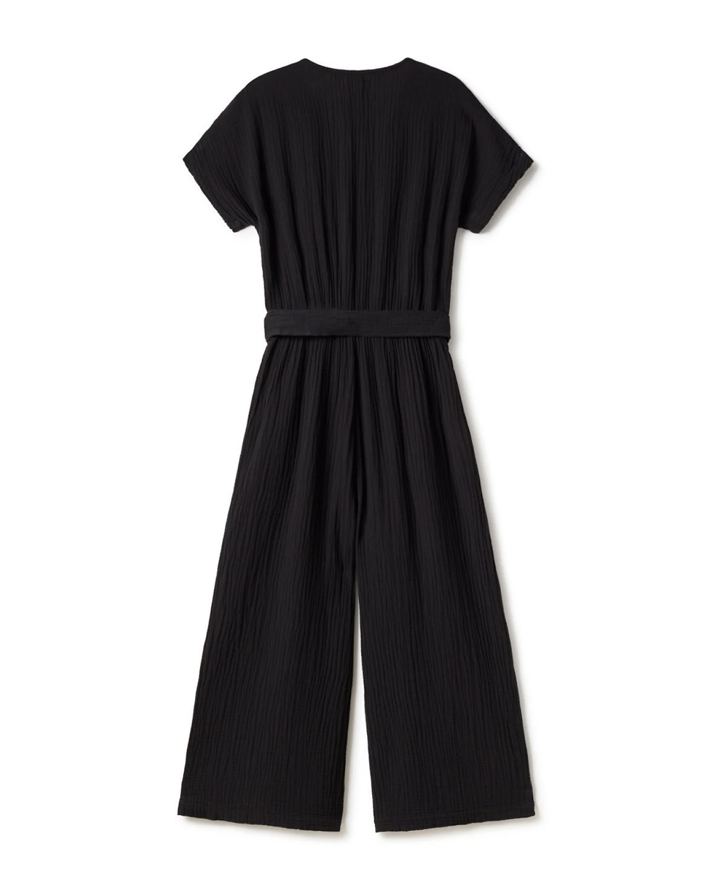 TWOTHIRDS Damen vegan Jumpsuit Patos Schwarz – Ansicht 2