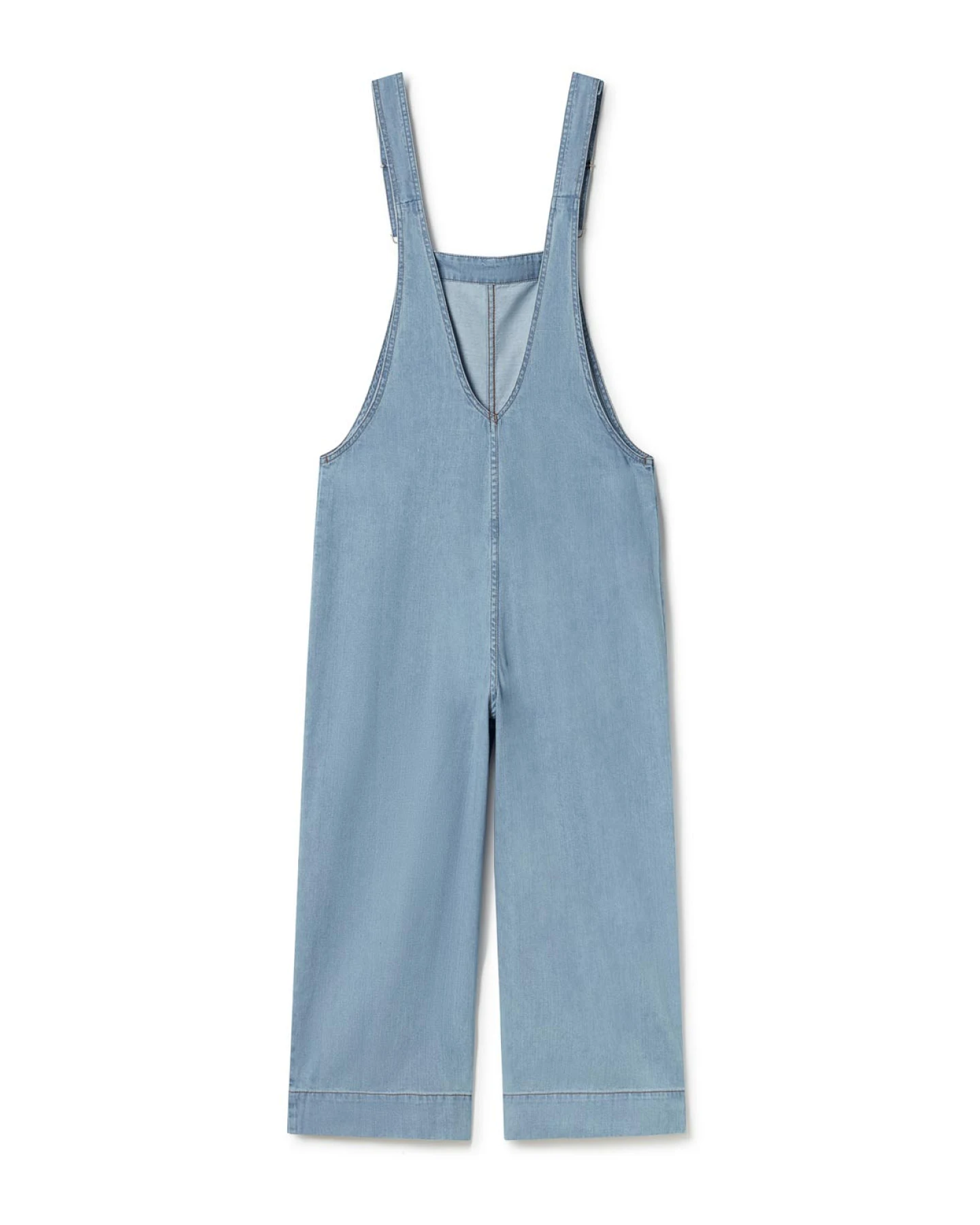 TWOTHIRDS Damen vegan Latzhose Borden Fresh Blue – Ansicht 2