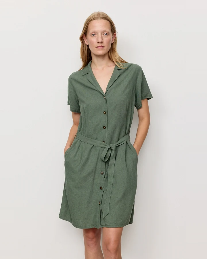 Recolution Damen vegan Kleid Yucca Khaki