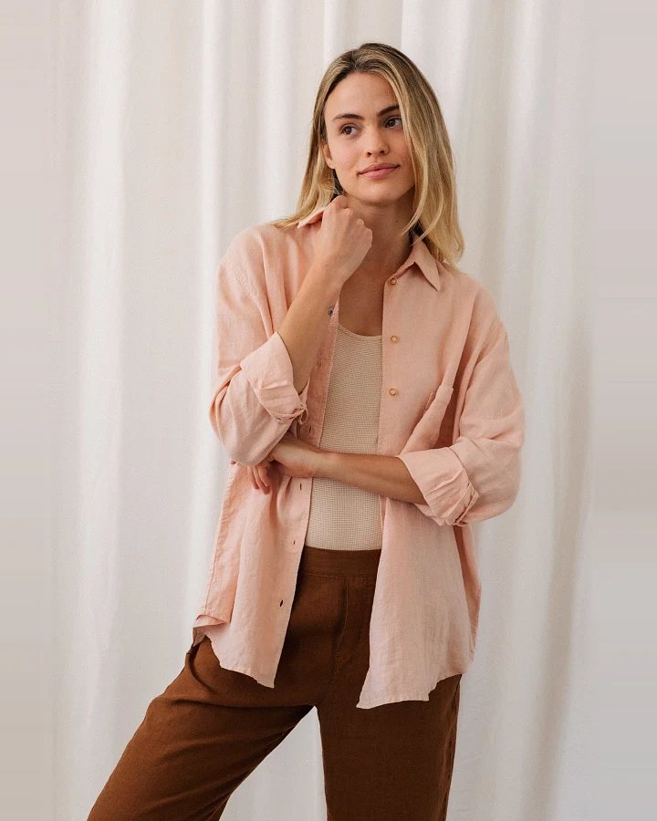 TWOTHIRDS Damen vegan Shirt Judinsalo Rosa