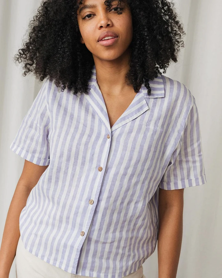 TWOTHIRDS Damen vegan Shirt Uto Medium Lila