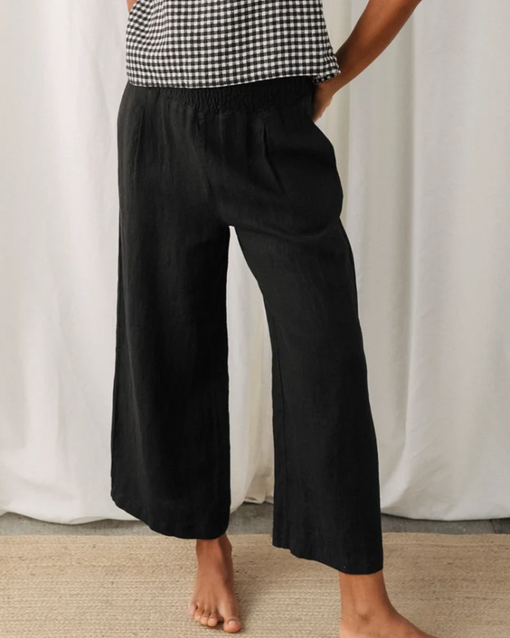 TWOTHIRDS Damen vegan Hose Marianne Schwarz