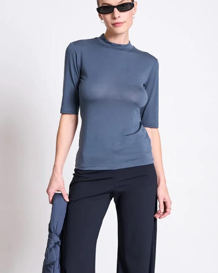 JAN 'N JUNE Damen vegan T-Shirt Tarma Grau