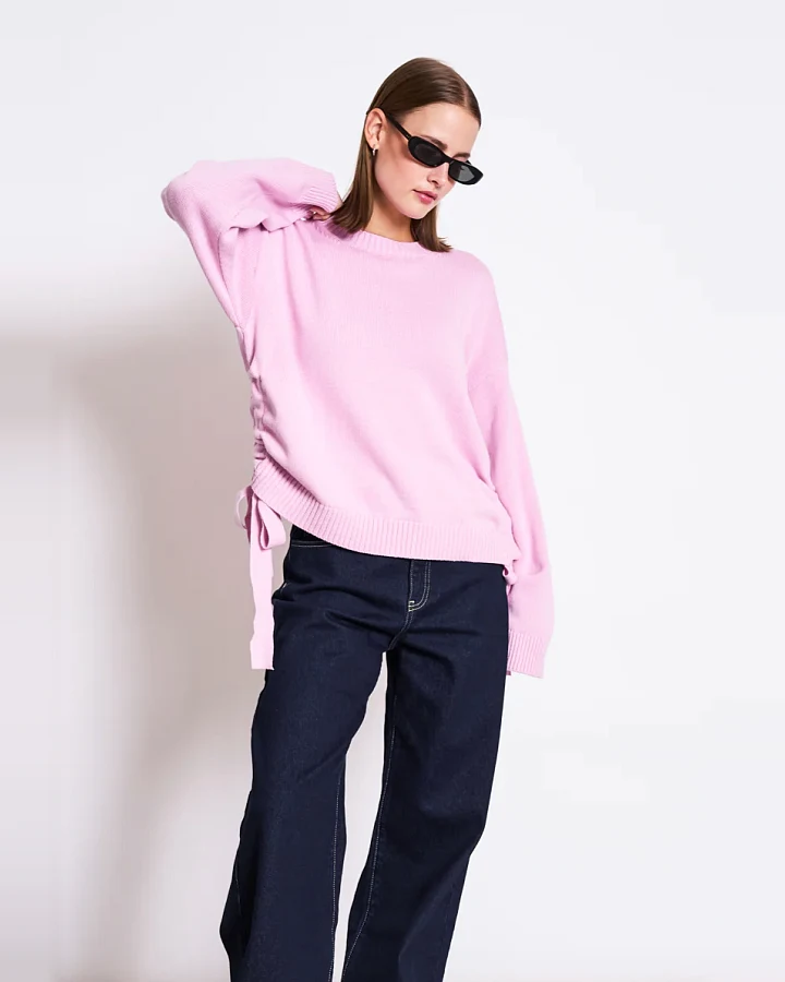 JAN 'N JUNE Damen vegan Pullover Caper Light Orchid Pink