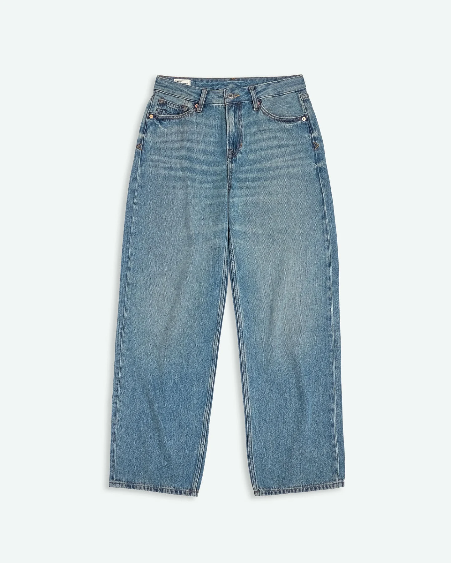 Kings of Indigo Damen vegan Jeans Joan Lewisboro Mid Tint Blau – Ansicht 2