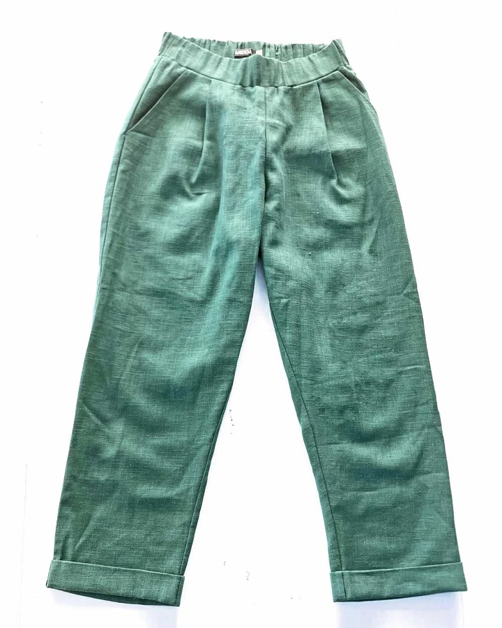 WiDDA Damen vegan Hose Bolle Grün