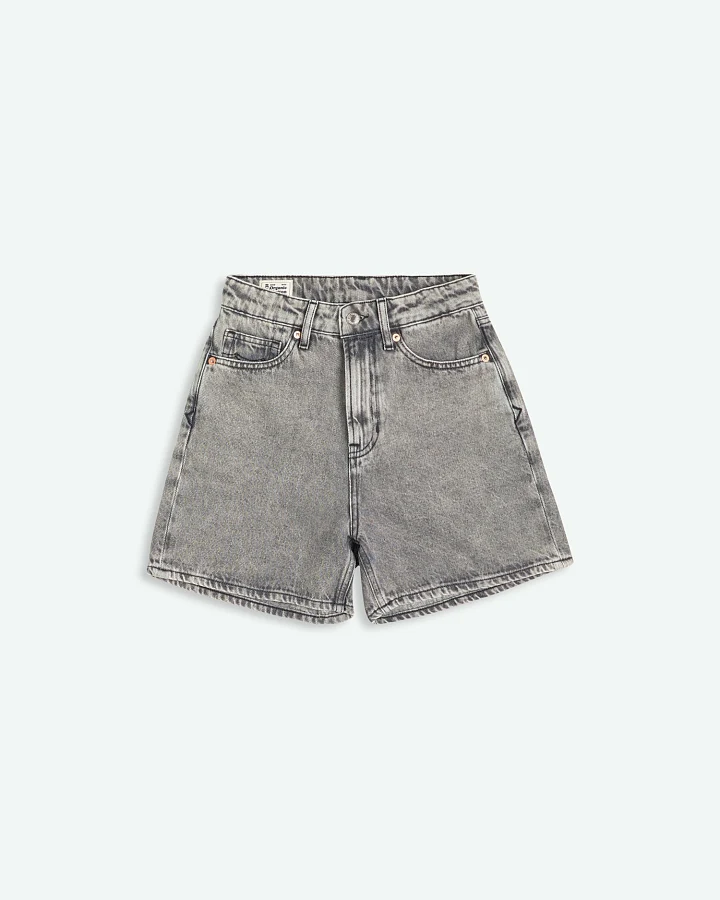 Kings of Indigo Damen vegan Shorts Liora Well Grey Mid Marble