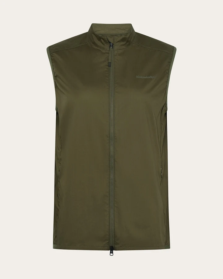 KnowledgeCotton Apparel Damen vegan Weste Damen Vent Ripstop 90 Burned Olive