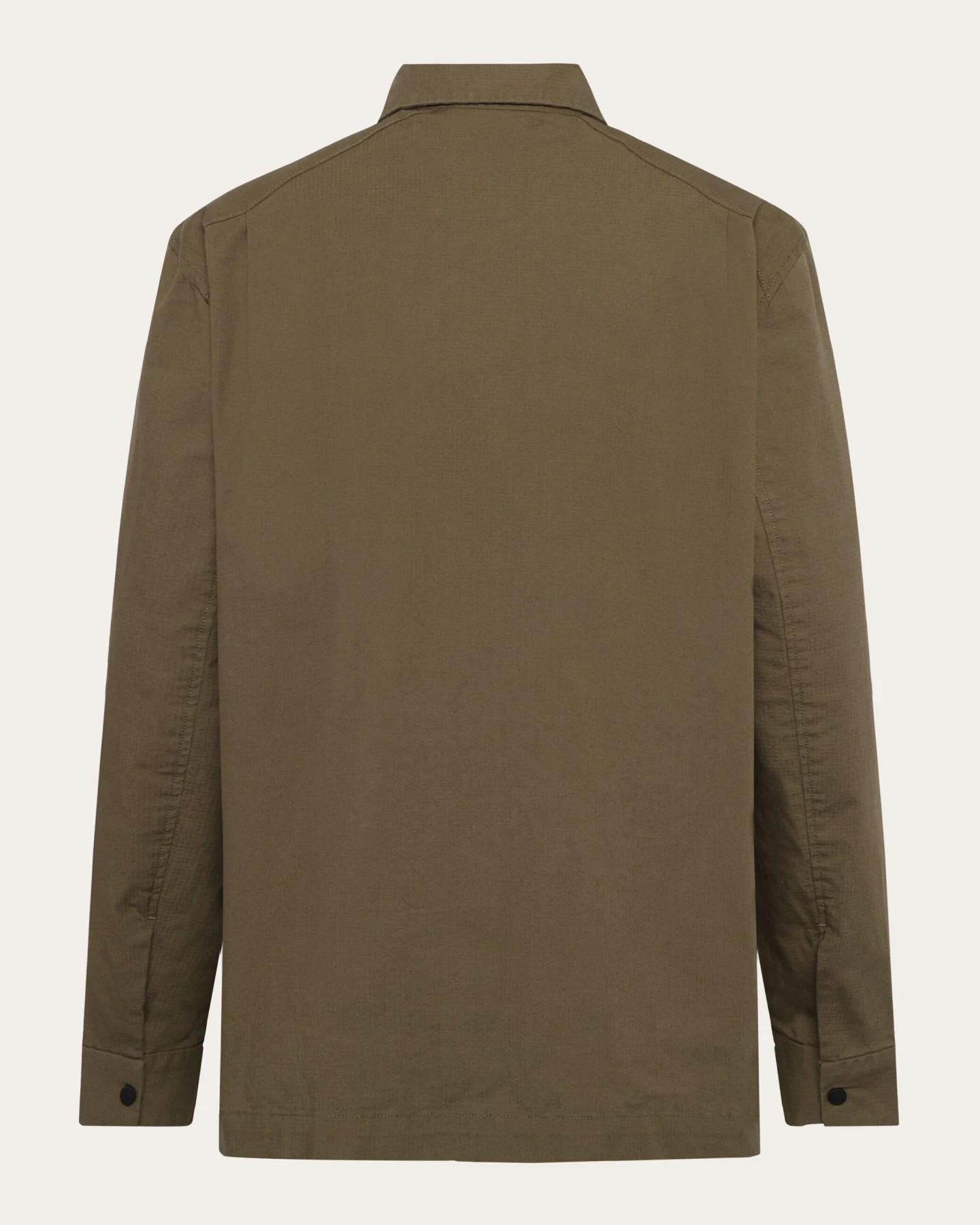 KnowledgeCotton Apparel Damen vegan Überhemd Damen Ripstop Burned Olive – Ansicht 2
