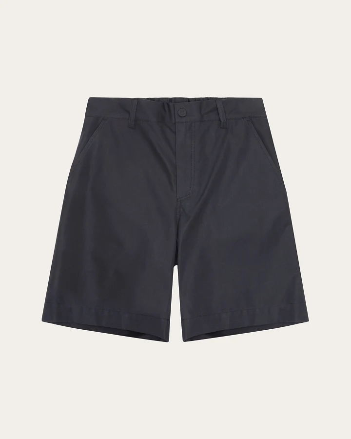 KnowledgeCotton Apparel Damen vegan Shorts Damen Vent Canvas 200 Black Jet