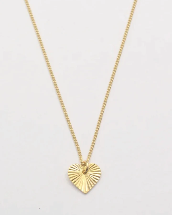 Kette Shiny Heart Vergoldet