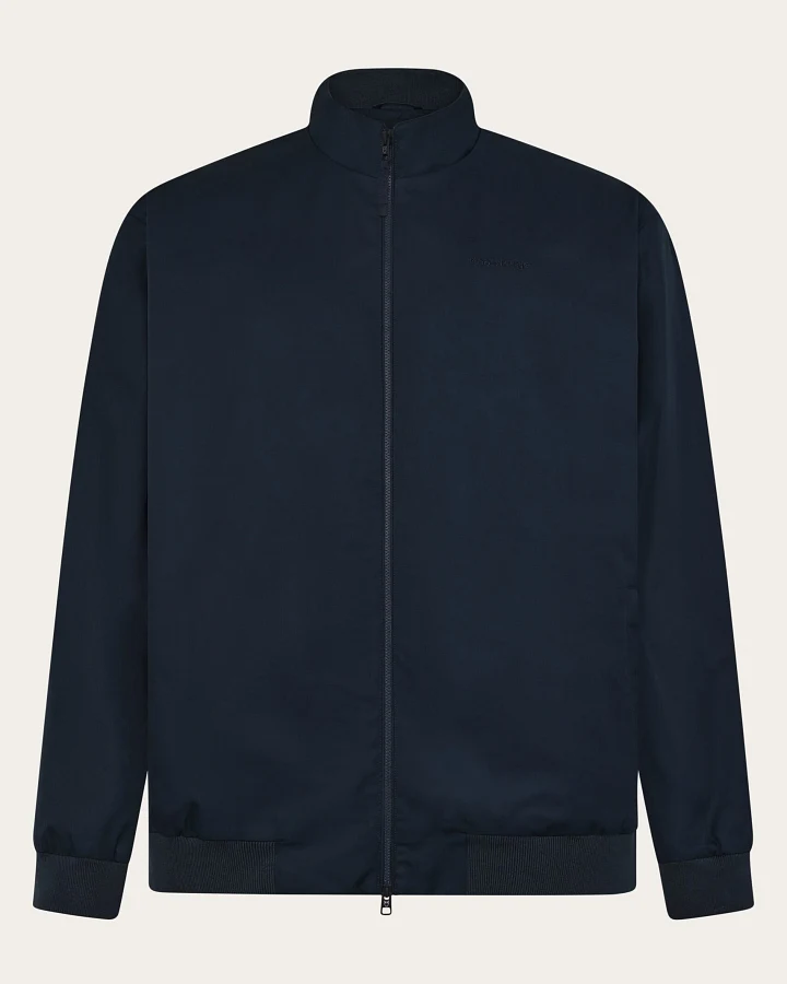 KnowledgeCotton Apparel Herren vegan Jacke Leichtes Segeltuch Total Eclipse