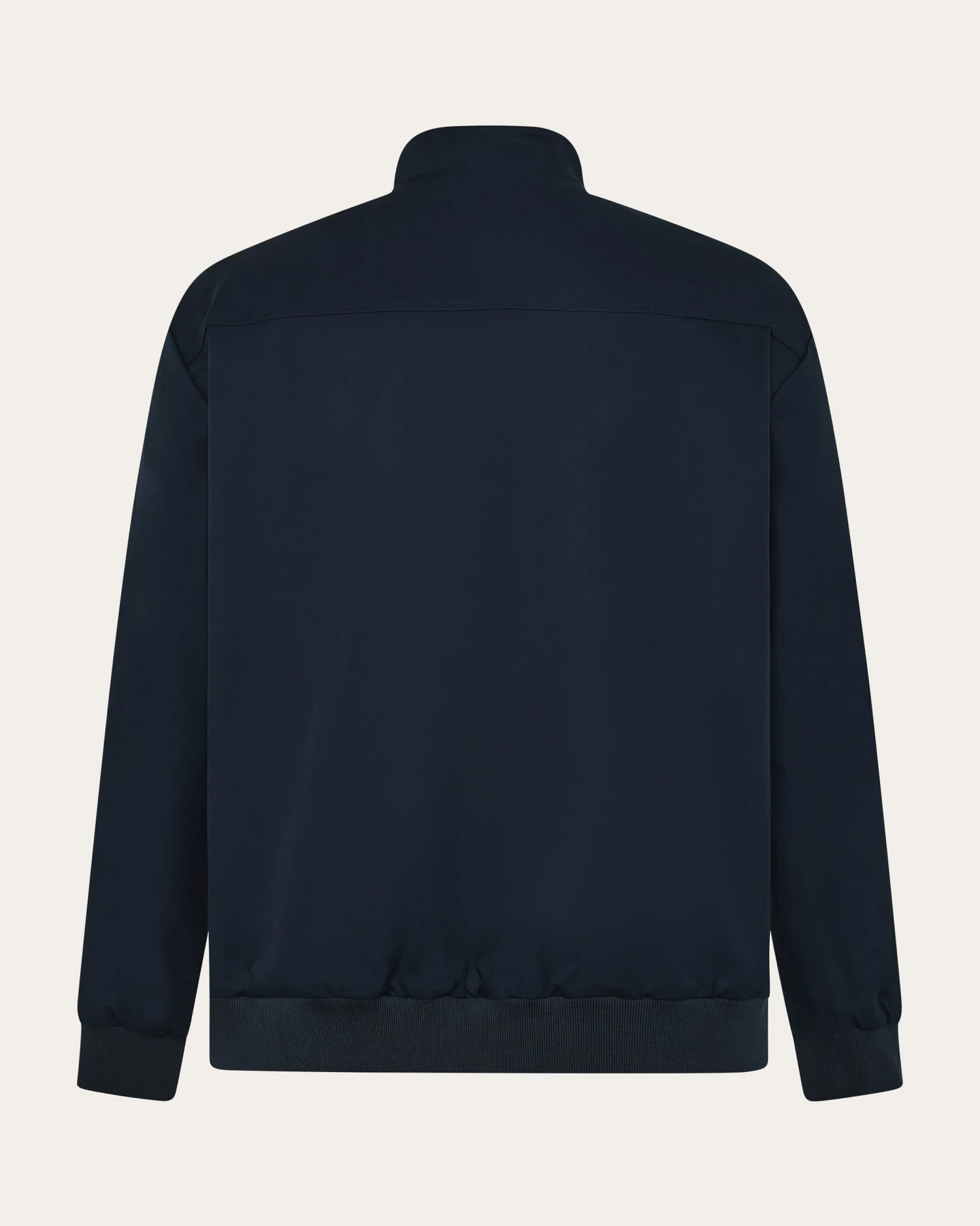 KnowledgeCotton Apparel Herren vegan Jacke Leichtes Segeltuch Total Eclipse – Ansicht 2