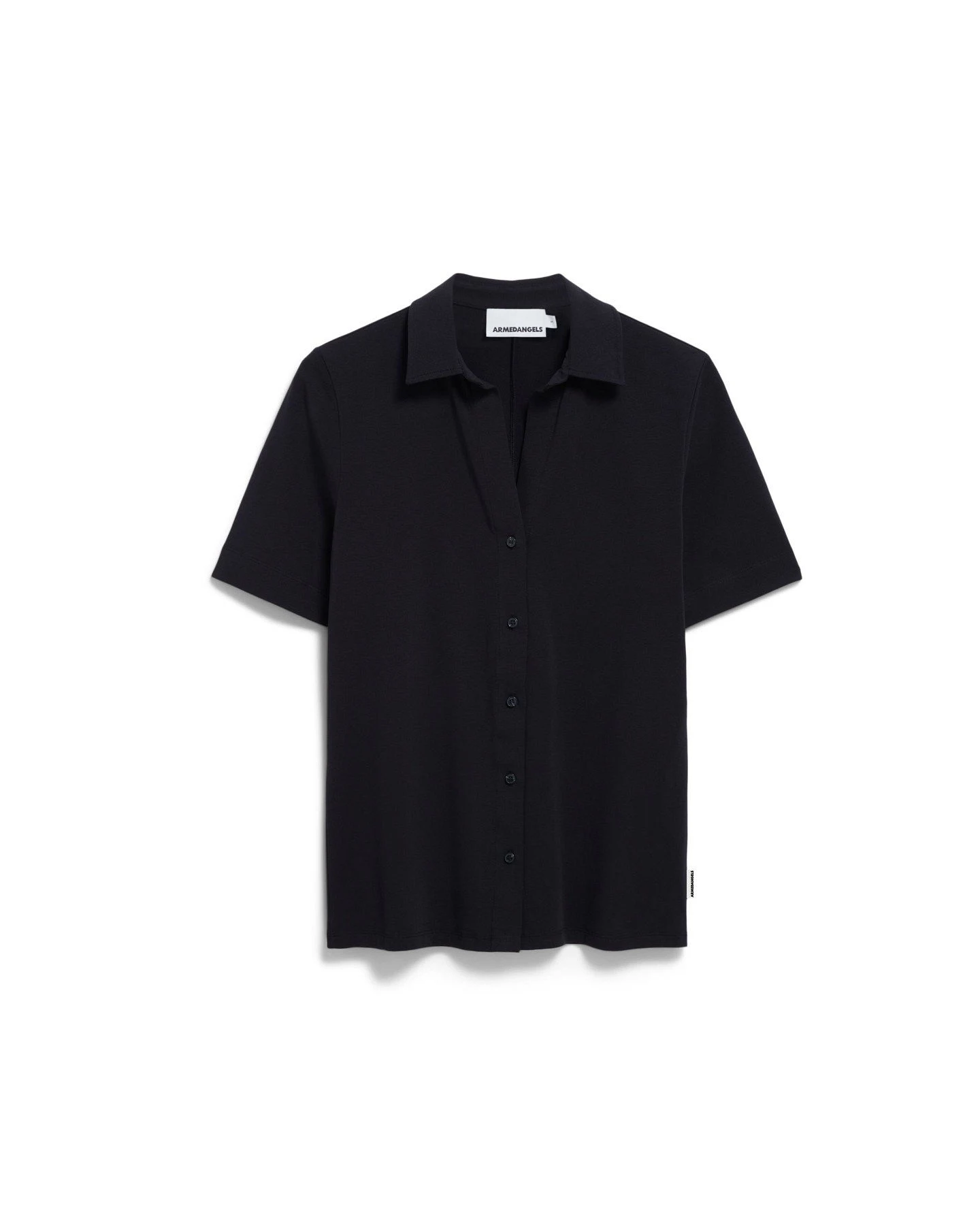Bluse Kurzarm Nalitaa Schwarz – Ansicht 6