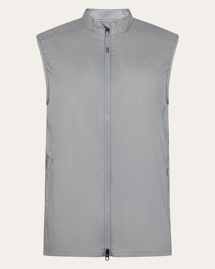 KnowledgeCotton Apparel Damen vegan Weste Damen Vent Ripstop 90 Ultimate Grau