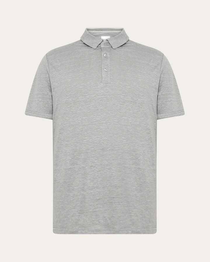 KnowledgeCotton Apparel Herren vegan Poloshirt Ultimate Grau