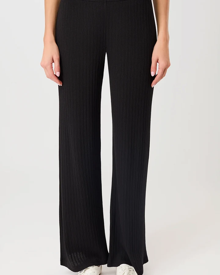 MANDALA Damen vegan Hose Cozy Days Schwarz