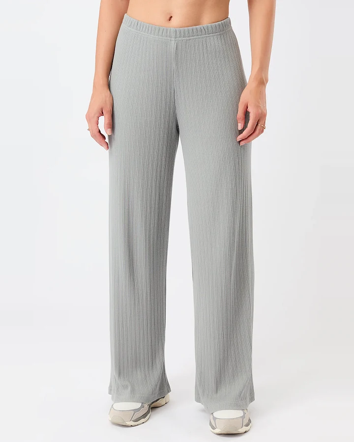 MANDALA Damen vegan Hose Cozy Days Heather Grey