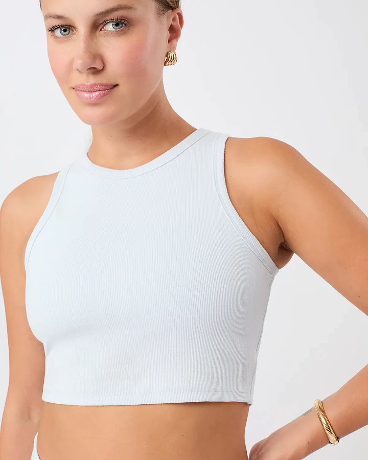 MANDALA Damen vegan Top Athleisure Baby Blue