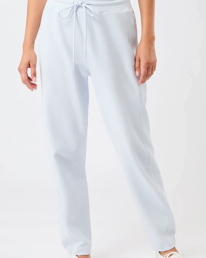 MANDALA Damen vegan Hose Sport Baby Blau