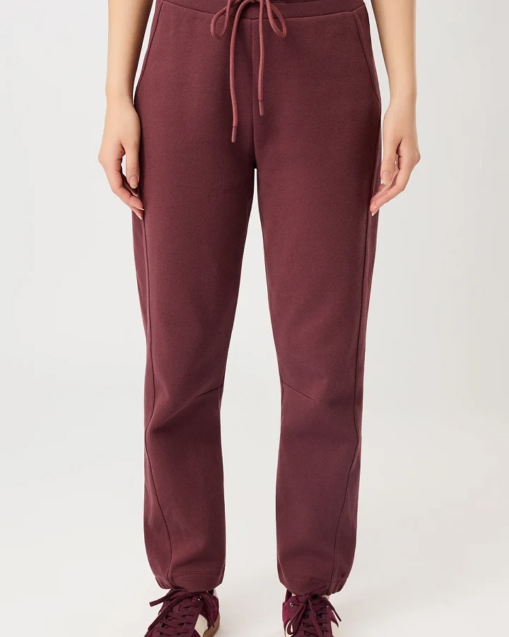 MANDALA Damen vegan Hose Sport Rosenholz