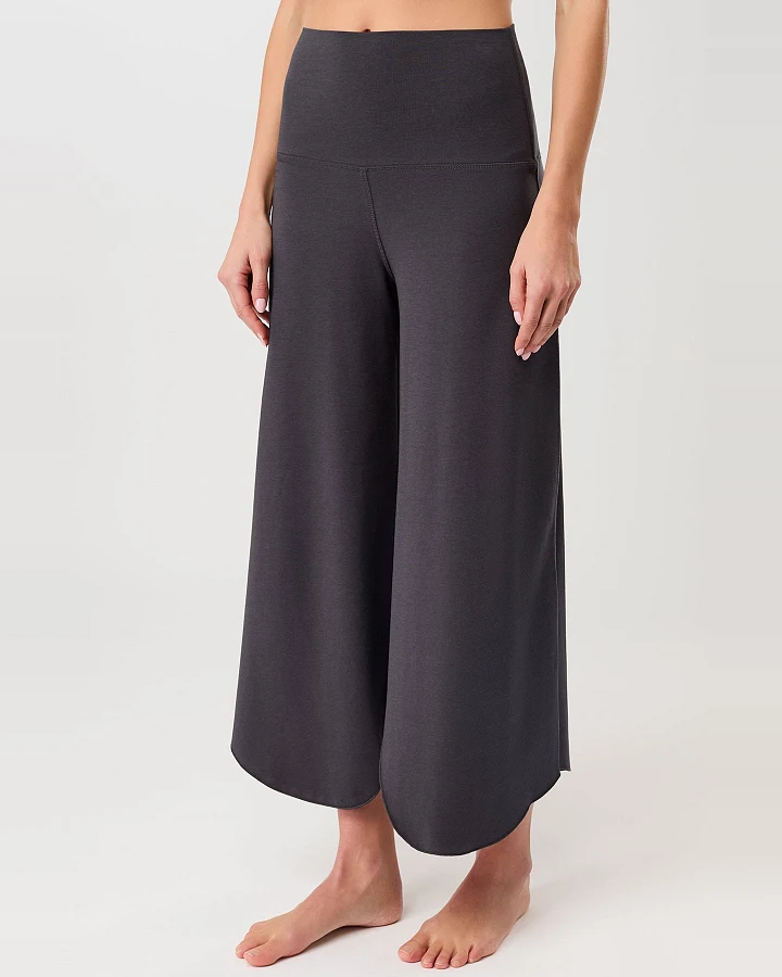 MANDALA Damen vegan Hose Tulpe Onyx