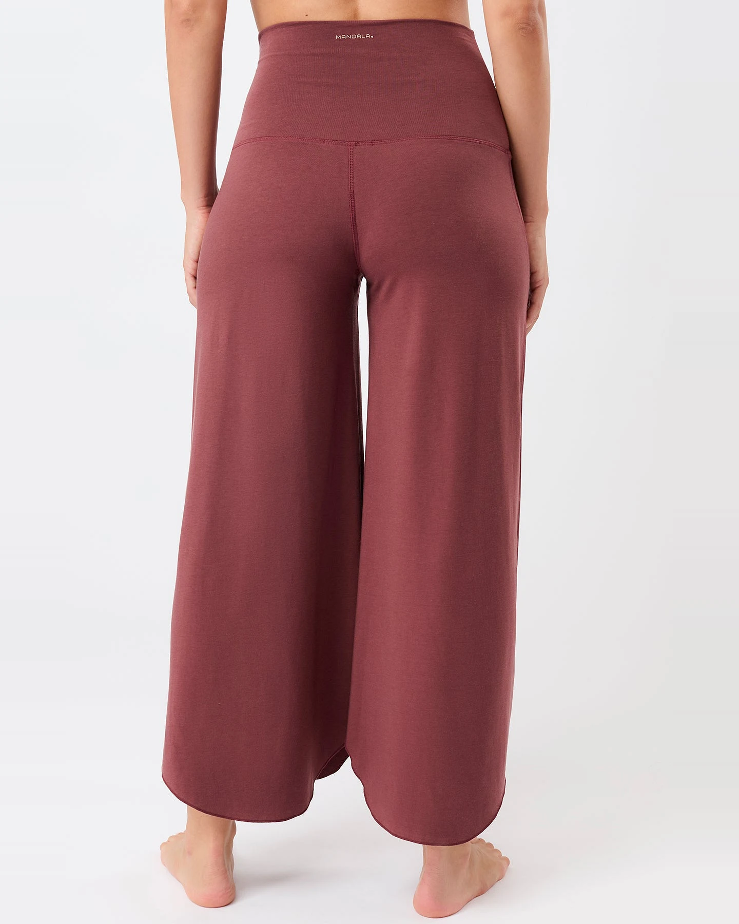 MANDALA Damen vegan Hose Tulpe Palisander – Ansicht 2