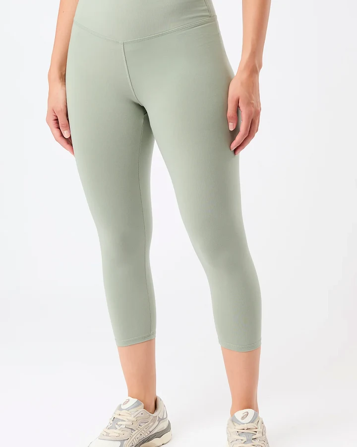 MANDALA Damen vegan Leggings Best Cropped Mineral