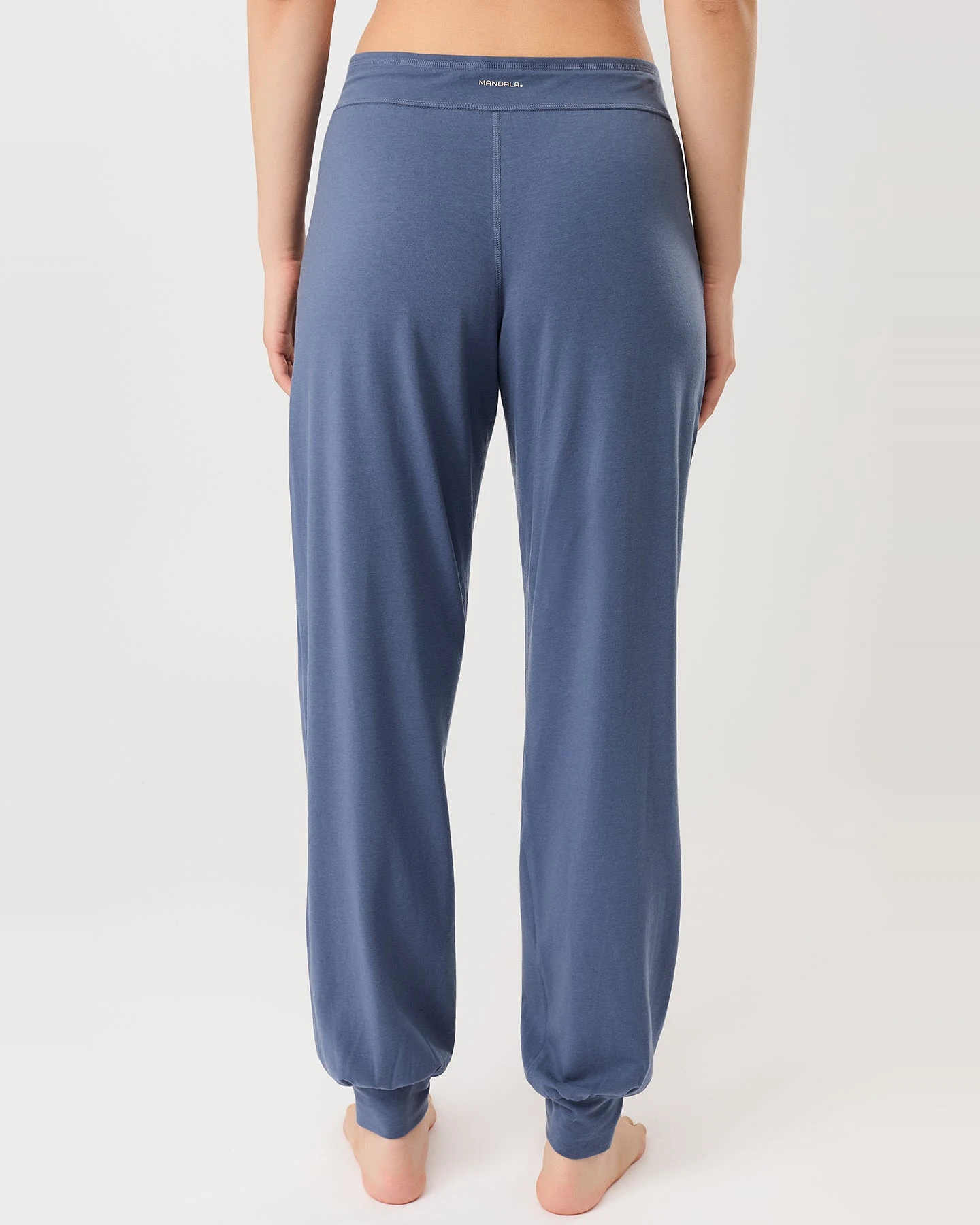 MANDALA Damen vegan Hose Die N.Y. Eclipse Blau – Ansicht 2