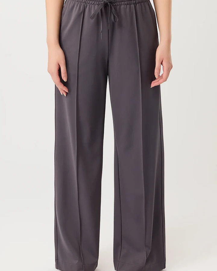 MANDALA Damen vegan Hose Track Onyx Grau